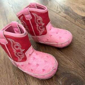 Twister Infant Pink Cowboy Boots